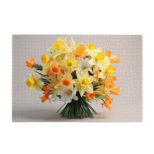 Puzzles1000 Teile BROLEO Strauß Narzissen Druck Pädagogische Intellektuelle Holzpuzzles Lustige Puzzles Stressabbau Puzzles Puzzles1000 Teile BROLEO Strauß Narzissen Druck Pädagogische Intellektuelle Holzpuzzles Lustige Puzzles Stressabbau Puzzles von BROLEO