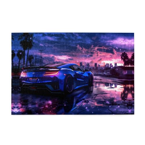 Puzzles1000 Teile BROLEO Supercar in Zukunft Sonnenuntergang Druck Pädagogische Intellektuelle Holzpuzzles Lustige Puzzles Stressabbau Puzzles Puzzles1000 Teile BROLEO Supercar in Zukunft Sonnenuntergang Druck Pädagogische Intellektuelle Holzpuzzles Lustige Puzzles Stressabbau Puzzles von BROLEO