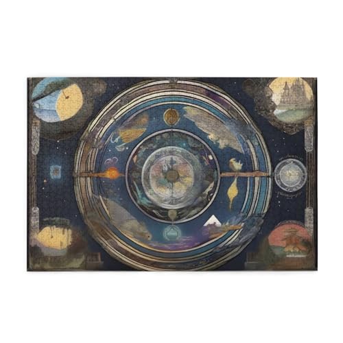 Puzzles1000 Teile BROLEO Tarot Kompass Drucken Pädagogische Intellektuelle Holzpuzzles Lustige Puzzles Stressabbau Puzzles Puzzles1000 Teile BROLEO Tarot Kompass Drucken Pädagogische Intellektuelle Holzpuzzles Lustige Puzzles Stressabbau Puzzles von BROLEO