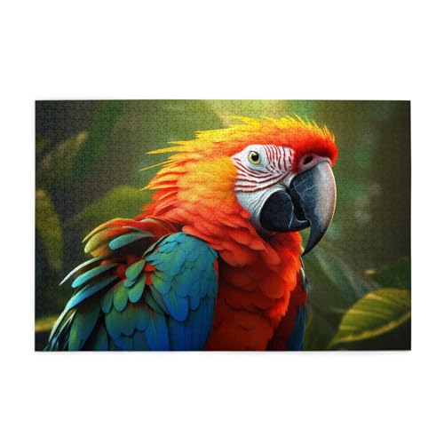 Puzzles1000 Teile BROLEO Tropischer Papagei Druck Pädagogische Intellektuelle Holzpuzzles Lustige Puzzles Stressabbau Puzzles Puzzles1000 Teile BROLEO Tropischer Papagei Druck Pädagogische Intellektuelle Holzpuzzles Lustige Puzzles Stressabbau Puzzles von BROLEO