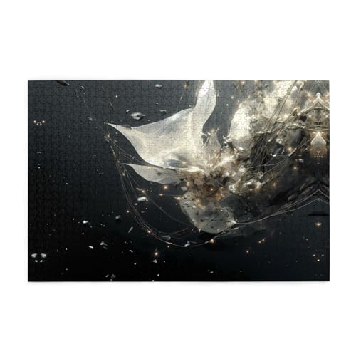 Puzzles1000 Teile BROLEO Weißer Lotusfaden Druck Pädagogische Intellektuelle Holzpuzzles Lustige Puzzles Stressabbau Puzzles Puzzles1000 Teile BROLEO Weißer Lotusfaden Druck Pädagogische Intellektuelle Holzpuzzles Lustige Puzzles Stressabbau Puzzles von BROLEO