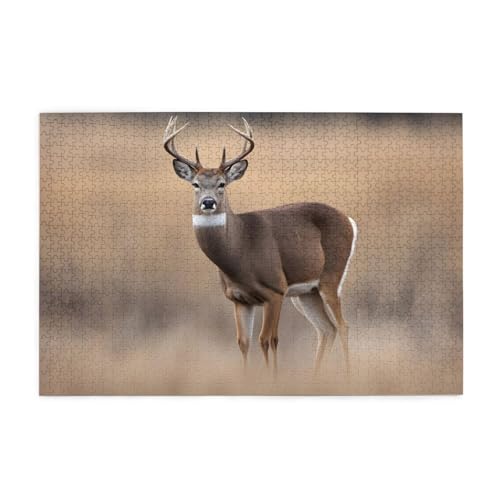 Puzzles1000 Teile BROLEO Weißschwanz Hirsch Druck Pädagogische Intellektuelle Holzpuzzles Lustige Puzzles Stressabbau Puzzles Puzzles1000 Teile BROLEO Weißschwanz Hirsch Druck Pädagogische Intellektuelle Holzpuzzles Lustige Puzzles Stressabbau Puzzles von BROLEO