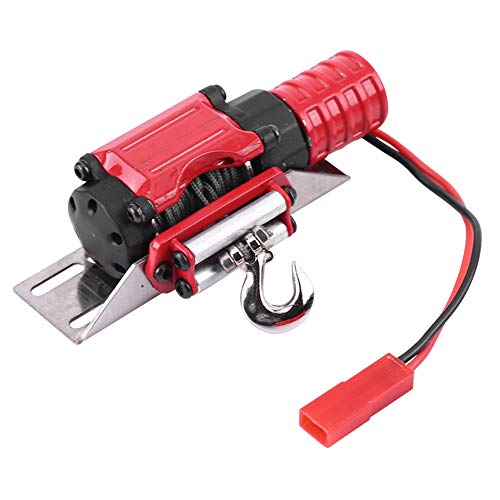 RC Crawler Winch, Motor Winch RC Car Winch, RC LKW für RC Fahrzeugmodell 1/10 Skala RC Car RC Crawler Car Car Car (Typ 1 Blau) von BROLEO