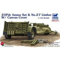 BRONCO MODELS AB3551 1:35 25pdr Ammo set & No.27 Limber w / Canvas Cover BRONCO MODELS AB3551 1:35 25pdr Ammo set & No.27 Limber w / Canvas Cover von BRONCO MODELS