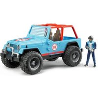 BRUDER 02541 Jeep Cross Country Racer blau mit Rennfahrer BRUDER 02541 Jeep Cross Country Racer blau mit Rennfahrer von BRUDER DIE PROFI SERIE