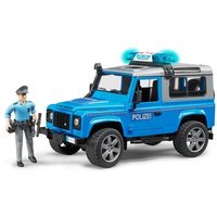 BRUDER 02597 Land Rover Defender Station Wagon Polizeifahrzeug von BRUDER DIE PROFI SERIE