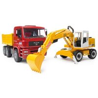 BRUDER 02751 MAN TGA Kipp-LKW und Liebherr Schaufelbagger BRUDER 02751 MAN TGA Kipp-LKW und Liebherr Schaufelbagger von BRUDER DIE PROFI SERIE