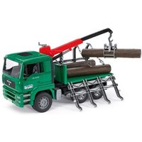 BRUDER 02769 MAN TGA Holztransport-LKW mit Ladekran und 3 Baumstämmen BRUDER 02769 MAN TGA Holztransport-LKW mit Ladekran und 3 Baumstämmen von BRUDER DIE PROFI SERIE