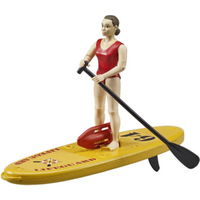 BRUDER 62785 bworld Life Guard mit Stand Up Paddle BRUDER 62785 bworld Life Guard mit Stand Up Paddle von BRUDER DIE PROFI SERIE