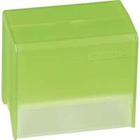 BRUNNEN 102058252 Karteibox A8 gefüllt grün transparent von BRUNNEN