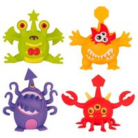 BRUNNEN 102735703 Stressball Monster, sortiert von BRUNNEN