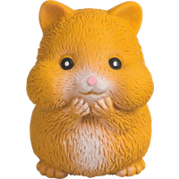 BRUNNEN 1027422 Radiergummi „Hamster“ 3D, gelb von BRUNNEN