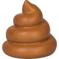 BRUNNEN 1027427 Radiergummi „Hunde Poop“ 3D, braun von BRUNNEN