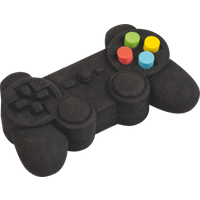 BRUNNEN 1027428 Radiergummi „Gamepad“ 3D, schwarz von BRUNNEN