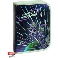 BRUNNEN 1049120421 Federmäppchen 2 Klappen Robot Heroes von BRUNNEN