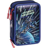 BRUNNEN 1049121421 Federmappe 3-Fach, Robot Heroes von BRUNNEN