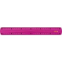 BRUNNEN 104973026 Lineal 30 cm pink von BRUNNEN