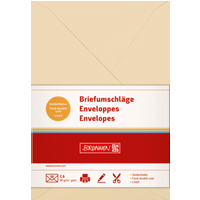 BRUNNEN 105125211 Briefumschlag Universalpapier C6 chamois 10 Stück BRUNNEN 105125211 Briefumschlag Universalpapier C6 chamois 10 Stück von BRUNNEN
