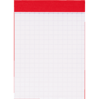 BRUNNEN 1055132 Notizblock A7 kariert 50 Blatt perforiert von BRUNNEN