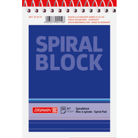 BRUNNEN 1055171 Spiralnotizblock A7 lin 50 Blatt von BRUNNEN