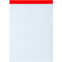 BRUNNEN 1055432 Notizblock A5 kariert 50 Blatt perforiert von BRUNNEN