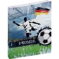 BRUNNEN 106551648 Ringbuch „Deutschland“ Fußball, A4, 2 Ringe, 16 mm Füllhöhe von BRUNNEN