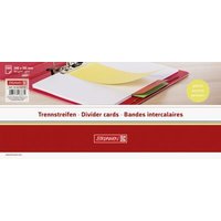 BRUNNEN 106604010 Trennstreifen 10,5 x 24 cm gelb 100 Stück von BRUNNEN