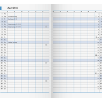 BRUNNEN 1075000006 Monats-Ersatzkalendarium 87×153 mm, Karton, weiß von BRUNNEN