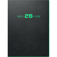 BRUNNEN 1079634906 Buchkalender Mod. 796 2026 „NEON“ | A5, Kunststoff BRUNNEN 1079634906 Buchkalender Mod. 796 2026 „NEON“ | A5, Kunststoff von BRUNNEN