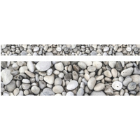 BRUNNEN 203584367 Deko Tape Kiesel, 2 x 5 m von BRUNNEN