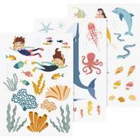 BRUNNEN 203584449 Fenster Sticker „Unterwasser“, 210 × 297 mm, bunt, 3 Blatt BRUNNEN 203584449 Fenster Sticker „Unterwasser“, 210 × 297 mm, bunt, 3 Blatt von BRUNNEN