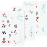 BRUNNEN 203584452 Fenster-Sticker Winter 3 Blatt von BRUNNEN
