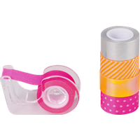 BRUNNEN 203584574 Deko Tape Mini pink neon 5er Set BRUNNEN 203584574 Deko Tape Mini pink neon 5er Set von BRUNNEN