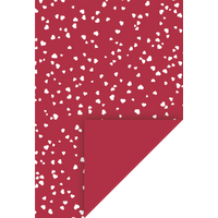 BRUNNEN 204775120 Motivkarton Happy Papers "Herzen" A4 (21 x 31 cm inkl. Codierleiste) weiß/rot, 200 g/m² von BRUNNEN