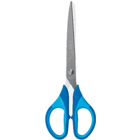 BRUNNEN 204809433 Büroschere Soft-Touch Colour Code 18 cm Grifffarbe: azur von BRUNNEN