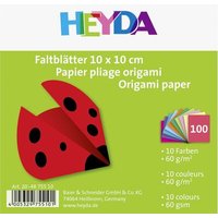 BRUNNEN 204875510 Faltblätter 10 x 10 cm 60 g 100 Blatt von BRUNNEN