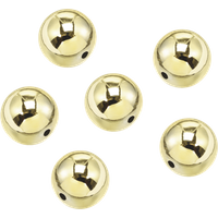 BRUNNEN 212223707 JQ Goldperle 8 mm 16 Stück von BRUNNEN