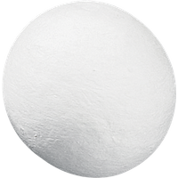 BRUNNEN 212660105 Wattekugel Ø 10mm weiß 50 Stück von BRUNNEN