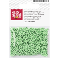 BRUNNEN 216104340 Böhmische Rocailles, Ø 2,5 mm, mintgrün, 20 g BRUNNEN 216104340 Böhmische Rocailles, Ø 2,5 mm, mintgrün, 20 g von BRUNNEN