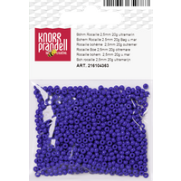 BRUNNEN 216104363 Böhmische Rocailles, Ø 2,5 mm, ultramarin, 20 g von BRUNNEN