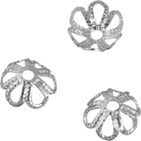BRUNNEN 216198066 Perlkappen Ø 6 mm silberfarben, 30 Stück BRUNNEN 216198066 Perlkappen Ø 6 mm silberfarben, 30 Stück von BRUNNEN