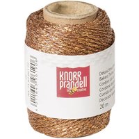BRUNNEN 216266172 Dekoschnur Metallic kupfer 20 m von BRUNNEN