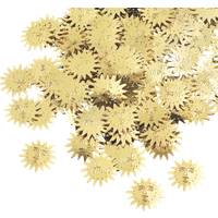 BRUNNEN 216377260 Aluflitter Sonne 2 - 3 cm 20 g von BRUNNEN