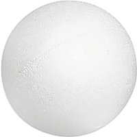 BRUNNEN 216760084 Styroporkugel 8 cm weiß von BRUNNEN