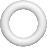 BRUNNEN 216767225 Styroporhalbring Ø 25 cm von BRUNNEN