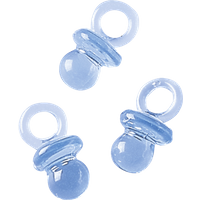 BRUNNEN 218005303 Dekostreu Schnuller 2cm blau 5 Stück BRUNNEN 218005303 Dekostreu Schnuller 2cm blau 5 Stück von BRUNNEN