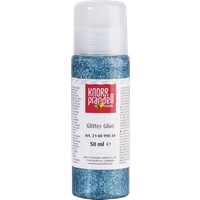 BRUNNEN 218099034 Glitterfarbe Glitter Glue, himmelblau, 50 ml von BRUNNEN