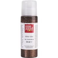 BRUNNEN 218099058 Glitterfarbe Glitter Glue 50 ml braun von BRUNNEN