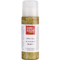 BRUNNEN 218099075 Glitterfarbe Glitter Glue, goldfarben-regenbogen, 50 ml von BRUNNEN
