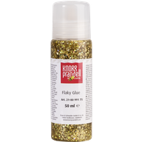 BRUNNEN 218099175 GlitterfarbeFlaky Glue 50 ml goldfarben-regenbogen von BRUNNEN